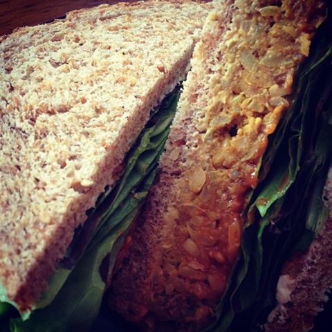 Chickpea Loaf Sandwich