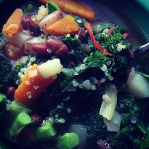 *Veg Quinoa Soup