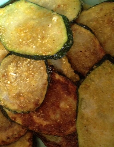 *corn crusted zucchini