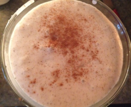 *coconut cinnamon cream power smoothie
