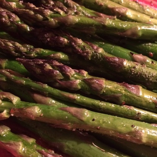 *roasted asparagus
