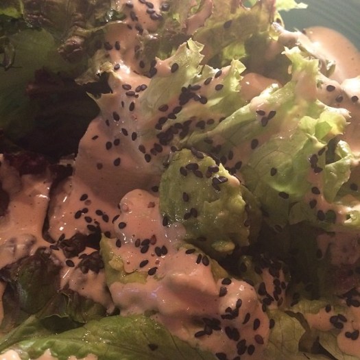 *tahini ginger dressing