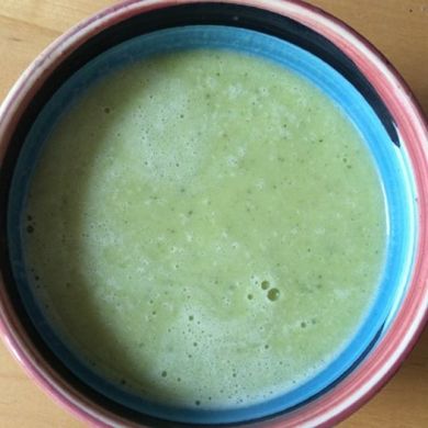 *cream of zucchini soup