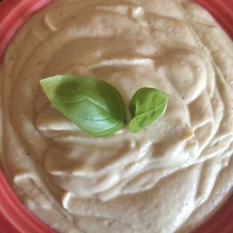 *baby lima bean basil spread