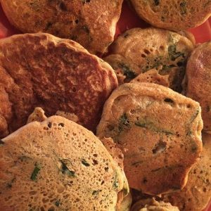 savory chickpea pancakes
