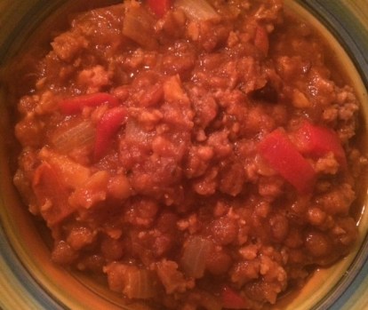 Amazing lentil chili