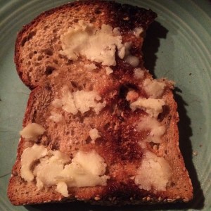 *vegan butter on toast